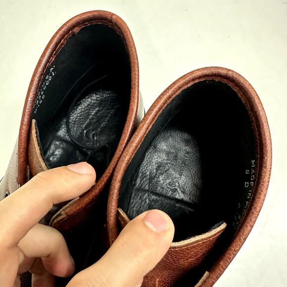 Men's Brown Leather Chukka Boots - Rancourt & Co. - Picture 8 of 14